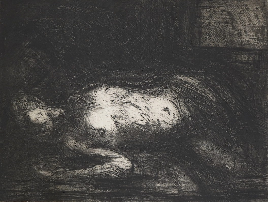 Richard Robbins, 1927-2009, Reclining nude